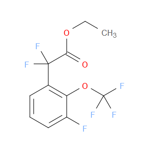ethyl 2,2-difluoro-2-(3-fluoro-2-(trifluoromethoxy)phenyl)acetate