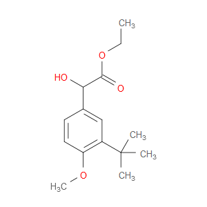 ethyl 2-(3-(tert-butyl)-4-methoxyphenyl)-2-hydroxyacetate