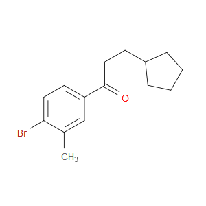 1-(4-Bromo-3-methylphenyl)-3-cyclopentyl-1-propanone