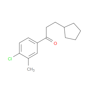1-(4-Chloro-3-methylphenyl)-3-cyclopentyl-1-propanone