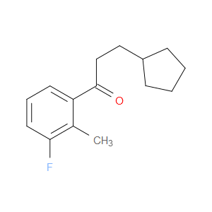 3-Cyclopentyl-1-(3-fluoro-2-methylphenyl)-1-propanone