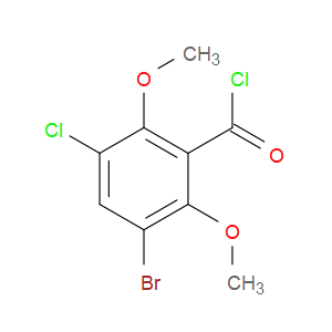 3-bromo-5-chloro-2,6-dimethoxybenzoyl chloride