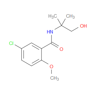 5-Chloro-N-(2-hydroxy-1,1-dimethylethyl)-2-methoxybenzamide