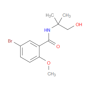 5-Bromo-N-(2-hydroxy-1,1-dimethylethyl)-2-methoxybenzamide