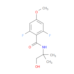 2,6-Difluoro-N-(2-hydroxy-1,1-dimethylethyl)-4-methoxybenzamide