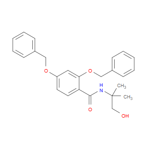 N-(2-Hydroxy-1,1-dimethylethyl)-2,4-bis(phenylmethoxy)benzamide