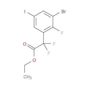 ethyl 2-(3-bromo-2-fluoro-5-iodophenyl)-2,2-difluoroacetate