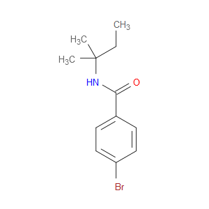 4-Bromo-N-(1,1-dimethylpropyl)benzamide
