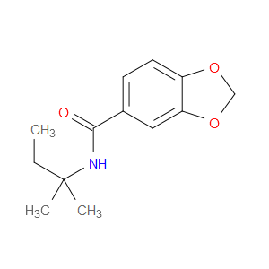 N-(1,1-Dimethylpropyl)-1,3-benzodioxole-5-carboxamide