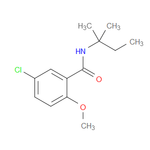 5-Chloro-N-(1,1-dimethylpropyl)-2-methoxybenzamide