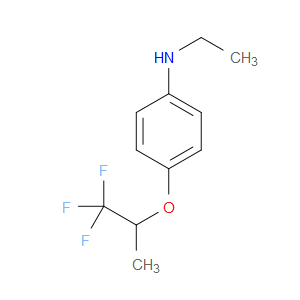 N-Ethyl-4-(2,2,2-trifluoro-1-methylethoxy)benzenamine