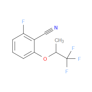 Benzonitrile, 2-fluoro-6-(2,2,2-trifluoro-1-methylethoxy)-