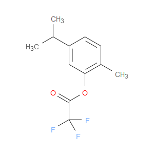 Acetic acid, 2,2,2-trifluoro-, 2-methyl-5-(1-methylethyl)phenyl ester