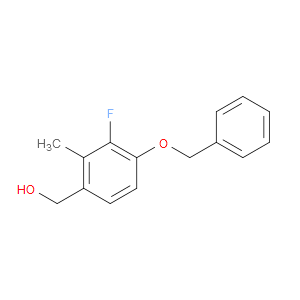 (4-(Benzyloxy)-3-fluoro-2-methylphenyl)methanol