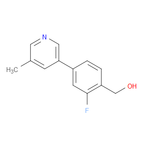2-Fluoro-4-(5-methyl-3-pyridinyl)benzenemethanol