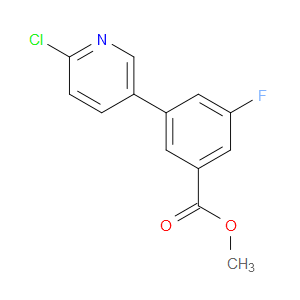 Benzoic acid, 3-(6-chloro-3-pyridinyl)-5-fluoro-, methyl ester