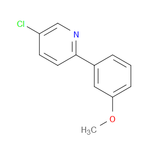 Pyridine, 5-chloro-2-(3-methoxyphenyl)-