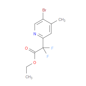 Ethyl 2-(5-bromo-4-methylpyridin-2-yl)-2,2-difluoroacetate