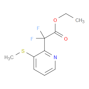 Ethyl 2,2-difluoro-2-(3-(methylthio)pyridin-2-yl)acetate