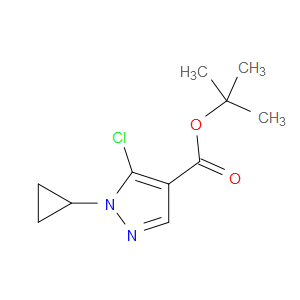 tert-butyl 5-chloro-1-cyclopropyl-1H-pyrazole-4-carboxylate