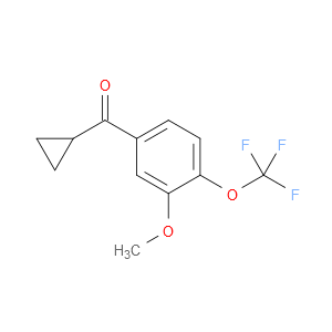 cyclopropyl(3-methoxy-4-(trifluoromethoxy)phenyl)methanone
