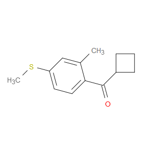 cyclobutyl(2-methyl-4-(methylthio)phenyl)methanone
