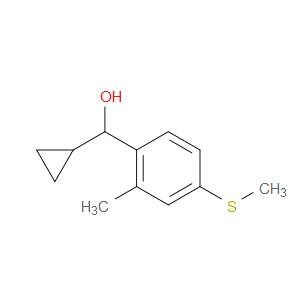 cyclopropyl(2-methyl-4-(methylthio)phenyl)methanol