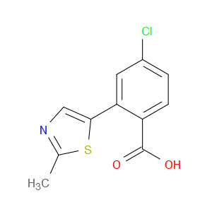 4-Chloro-2-(2-methyl-5-thiazolyl)benzoic acid