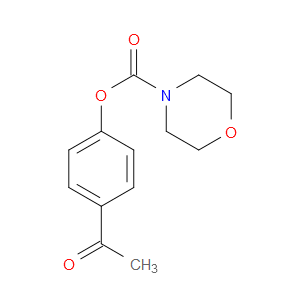 4-Acetylphenyl 4-morpholinecarboxylate