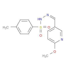 N'-((6-methoxypyridin-3-yl)methylene)-4-methylbenzenesulfonohydrazide