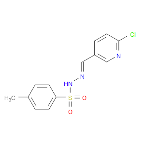 N'-((6-chloropyridin-3-yl)methylene)-4-methylbenzenesulfonohydrazide