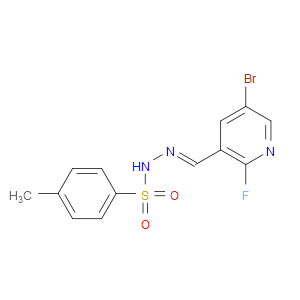 N'-((5-bromo-2-fluoropyridin-3-yl)methylene)-4-methylbenzenesulfonohydrazide