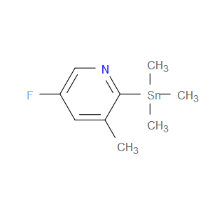Pyridine, 5-fluoro-3-methyl-2-(trimethylstannyl)-