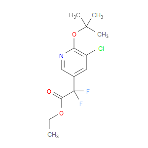 ethyl 2-(6-(tert-butoxy)-5-chloropyridin-3-yl)-2,2-difluoroacetate