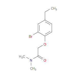 Acetamide, 2-(2-bromo-4-ethylphenoxy)-N,N-dimethyl-