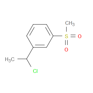 1-(1-Chloroethyl)-3-(methylsulfonyl)benzene