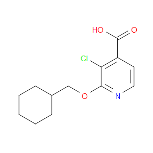 3-Chloro-2-(cyclohexylmethoxy)-4-pyridinecarboxylic acid