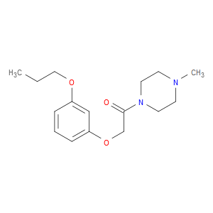 1-(4-Methyl-1-piperazinyl)-2-(3-propoxyphenoxy)ethanone