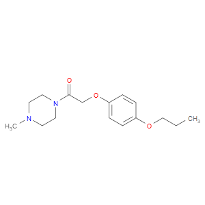 1-(4-Methyl-1-piperazinyl)-2-(4-propoxyphenoxy)ethanone