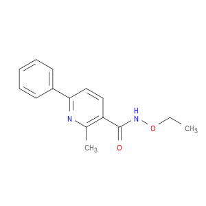 N-Ethoxy-2-methyl-6-phenyl-3-pyridinecarboxamide
