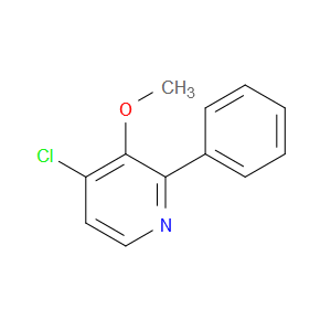 Pyridine, 4-chloro-3-methoxy-2-phenyl-