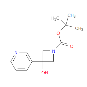 1,1-Dimethylethyl 3-hydroxy-3-(3-pyridinyl)-1-azetidinecarboxylate