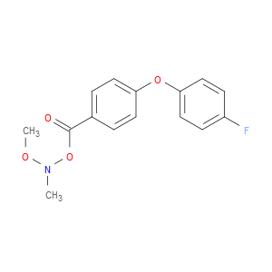 O-(4-(4-fluorophenoxy)benzoyl)-N-methoxy-N-methylhydroxylamine