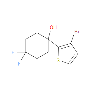 1-(3-Bromo-2-thienyl)-4,4-difluorocyclohexanol