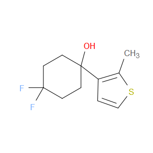 4,4-Difluoro-1-(2-methyl-3-thienyl)cyclohexanol
