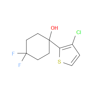 1-(3-Chloro-2-thienyl)-4,4-difluorocyclohexanol