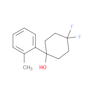 4,4-Difluoro-1-(2-methylphenyl)cyclohexanol
