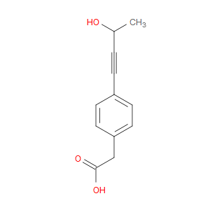 4-(3-Hydroxy-1-butyn-1-yl)benzeneacetic acid