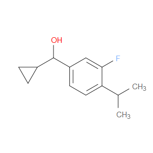 cyclopropyl(3-fluoro-4-isopropylphenyl)methanol