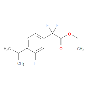 ethyl 2,2-difluoro-2-(3-fluoro-4-isopropylphenyl)acetate